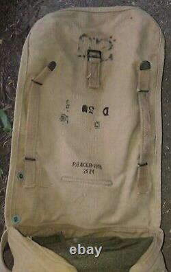 Original Wwi Us Army M1910 Haversack & Mess Kit Pouch Combat Field Pack-unit Mar