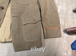 Original Wwi Us Army M1912 Infantry Officer Gabardine Wool Field Tunic-small