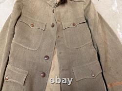 Original Wwi Us Army M1912 Infantry Officer Gabardine Wool Field Tunic-small