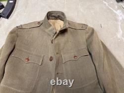 Original Wwi Us Army M1912 Infantry Officer Gabardine Wool Field Tunic-small
