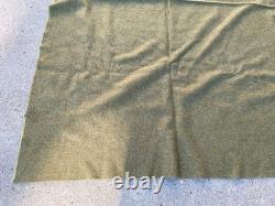 Original Wwi Us Army M1917 Infantry Wool Field Blanket-dated 1918