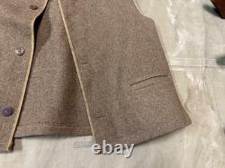 Original Wwi Us Army M1917 Infantry Wool Jerkin Vest- Medium 40r