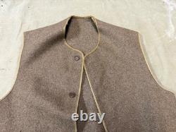 Original Wwi Us Army M1917 Infantry Wool Jerkin Vest- Medium 40r