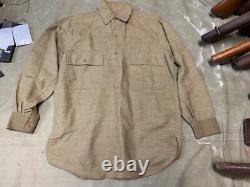 Original Wwi Us Army M1917 Wool Field Shirt-medium/large 42r