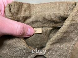 Original Wwi Us Army M1917 Wool Field Shirt-medium/large 42r
