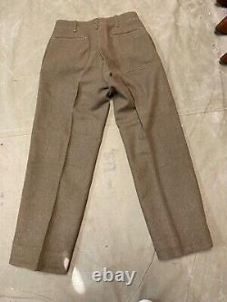 Original Wwi Us Army M1918 Wool Combat Field Trousers-medium 34 Waist