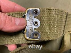 Original Wwi Us Army Mills M1910 Garrison Belt & Buckle