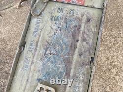 Original Wwi Us Army Model 1906 M1903 Rifle. 30-06 Cal Ammo Tin Crate-dated 1915