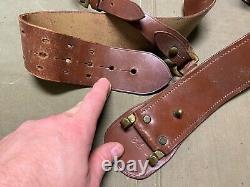 Original Wwi Us Army Office M1917 Sam Browne Field Belt & Strap-fits To A 34 In