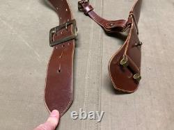 Original Wwi Us Army Office M1917 Sam Browne Field Belt & Strap-fits To A 34 In