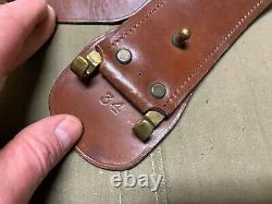 Original Wwi Us Army Office M1917 Sam Browne Field Belt & Strap-fits To A 34 In