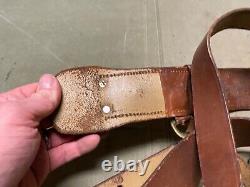 Original Wwi Us Army Office M1917 Sam Browne Field Belt & Strap-fits To A 34 In