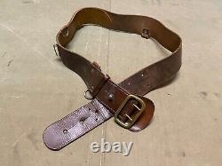 Original Wwi Us Army Office M1917 Sam Browne Field Belt-fits To A 36 In, Named