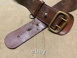 Original Wwi Us Army Office M1917 Sam Browne Field Belt-fits To A 36 In, Named