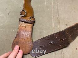 Original Wwi Us Army Office M1917 Sam Browne Field Belt-fits To A 36 In, Named