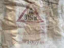 Original Wwi Us Army Officer M1910 Bedding Roll- Named & Unit Marked