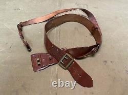 Original Wwi Us Army Officer M1917 Sam Browne Field Belt & Strap-fits To 38 In