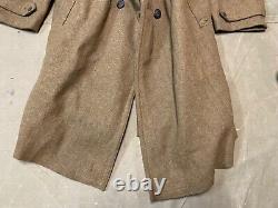 Original Wwi Us Army Winter M1917 Greatcoat Overcoat- Large 44r