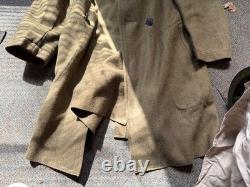 Original Wwi Us Army Winter M1917 Greatcoat Overcoat- Large/xlarge 46r