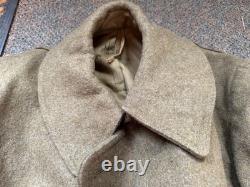 Original Wwi Us Army Winter M1917 Greatcoat Overcoat- Large/xlarge 46r