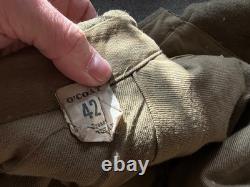 Original Wwi Us Army Winter M1917 Greatcoat Overcoat- Large/xlarge 46r
