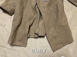 Original Wwi Us Army Winter M1917 Greatcoat Overcoat- Medium 40r