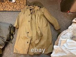 Original Wwi Us Army Winter Officer M1917 Greatcoat Overcoat- Large 44r
