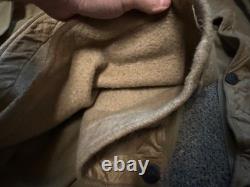Original Wwi Us Army Winter Officer M1917 Greatcoat Overcoat- Large 44r
