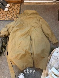 Original Wwi Us Army Winter Officer M1917 Greatcoat Overcoat- Large 44r