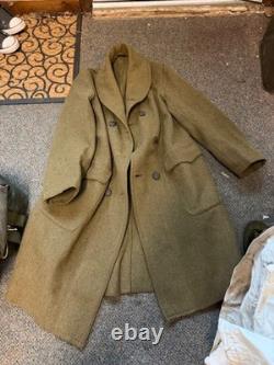 Original Wwi Us Army Winter Private Purchase M1917 Greatcoat Overcoat- Large 44r