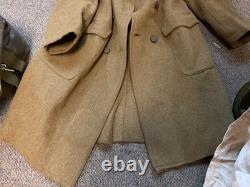 Original Wwi Us Army Winter Private Purchase M1917 Greatcoat Overcoat- Large 44r