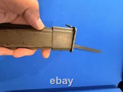 Original Wwi Us M1905 16 Bayonet, 1920 Springfield Armory & Wwii M3 Scabbard