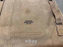 Original Wwi Wwii Us Army M1910 Haversack & Mess Kit Pouch Combat Field Backpack