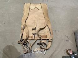 Original Wwi Wwii Us Army M1910 Haversack & Mess Kit Pouch Combat Field Backpack