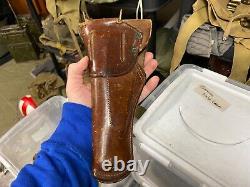 Original Wwi Wwii Us Army M1917.45 M1911 M1911a1 Pistol Hip Holster-date Marked