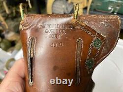 Original Wwi Wwii Us Army M1917.45 M1911 M1911a1 Pistol Hip Holster-date Marked