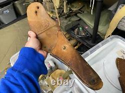 Original Wwi Wwii Us Army M1917.45 M1911 M1911a1 Pistol Hip Holster-unit Marked