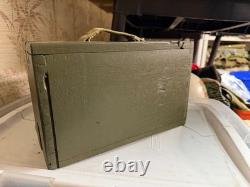 Original Wwi Wwii Us Army M1917 Browning 1919 Wooden Ammo Chest Box