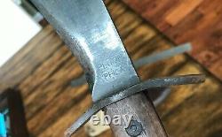 Original Wwi Wwii Usgi 1918 Plumb Bolo Knife & Sheath / Scabbard World War 1