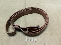 Original Wwii Us Army M1 Garand Rifle M1907 Leather Carry Sling-boyt