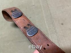 Original Wwii Us Army M1 Garand Rifle M1907 Leather Carry Sling-boyt