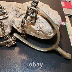PERSONALIZED Antique WWI Military Cavalry Spurs Marked U. S. A. B. August Buermann