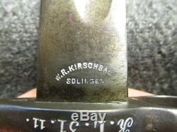 Pre Wwi Imperial German Model 1871 Mauser Sawback Bayo-kirschbaum 1876