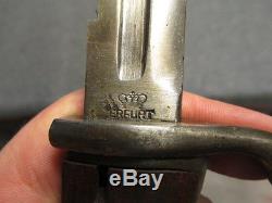 Pre Wwi Imperial German Sg 98 Mauser Sawback Bayo-erfurt 1905