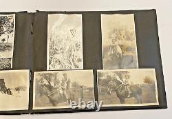 Photograph Album 1900s C-3 Blimp Rainbow Division WWI Military Family Pictures