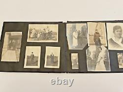 Photograph Album 1900s C-3 Blimp Rainbow Division WWI Military Family Pictures