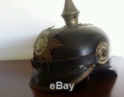Pickelhaube Ersatz Saxon WW1 Grenadier regiment 100 spiked helmet
