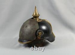 Pickelhaube Stirnpanzer 1. Wk brow plate helm helmet ww. 1 casque armour ww1