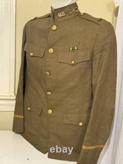 Post WWI U. S. M1924 Spec 8-31 Winter Service Coat. F Trp 13th Cavalry Regiment