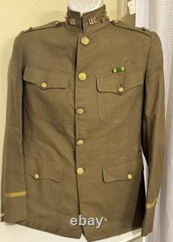 Post WWI U. S. M1924 Spec 8-31 Winter Service Coat. F Trp 13th Cavalry Regiment
